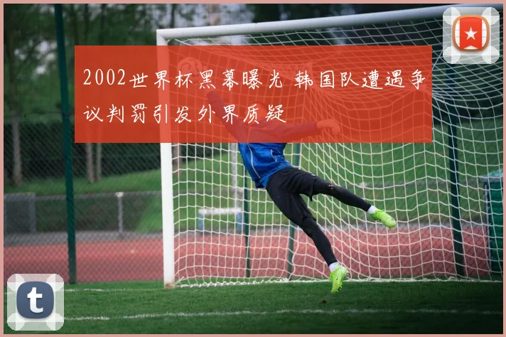 2002世界杯黑幕曝光 韩国队遭遇争议判罚引发外界质疑